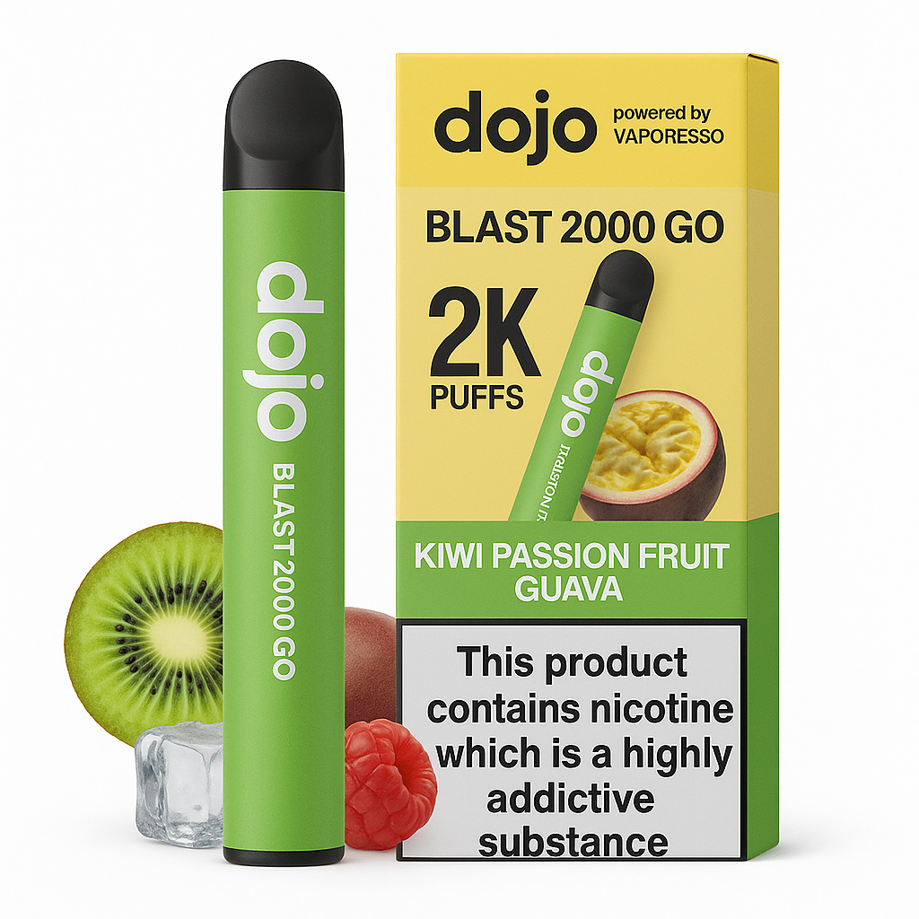 Vaporesso, Dojo - BLAST2000 GO Kit - Kiwi Passion Fruit Guava
